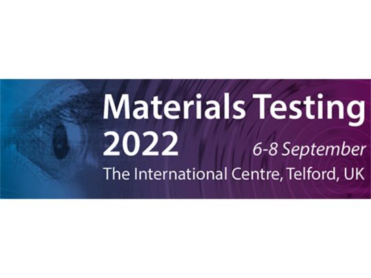 Visit us at Materials Testing 2022, the UK's leading NDT Event