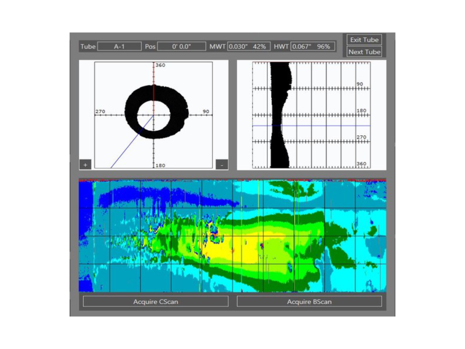 C-Scan Brass Corrosion